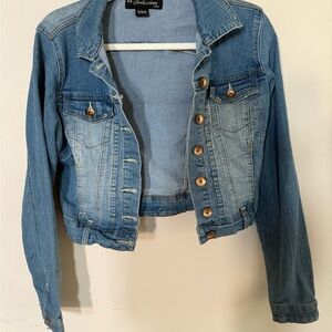 [M] Seduction Women's Blue Denim Jean Jacket